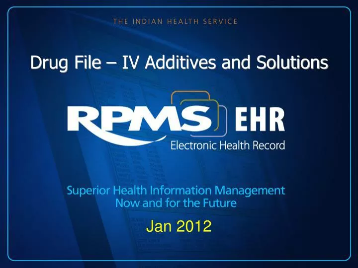drug file iv additives and solutions