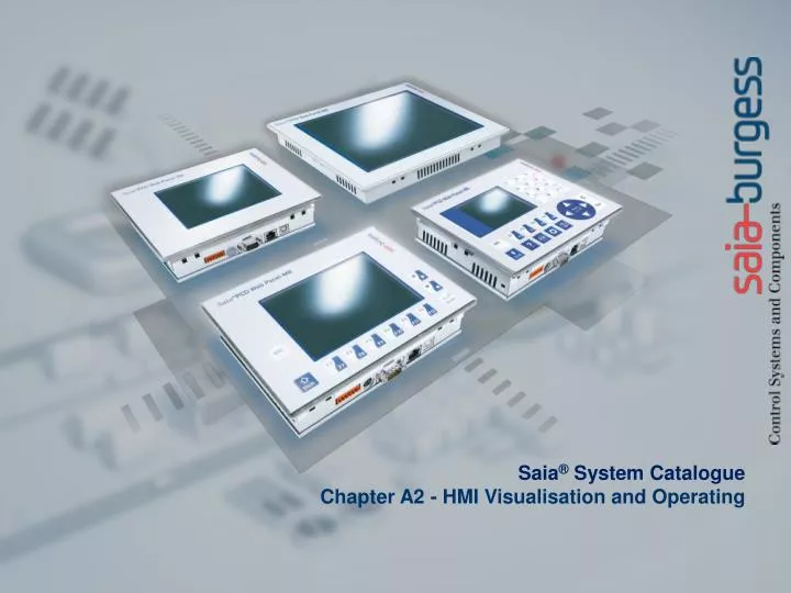 saia system catalogue chapter a2 hmi visualisation and operating