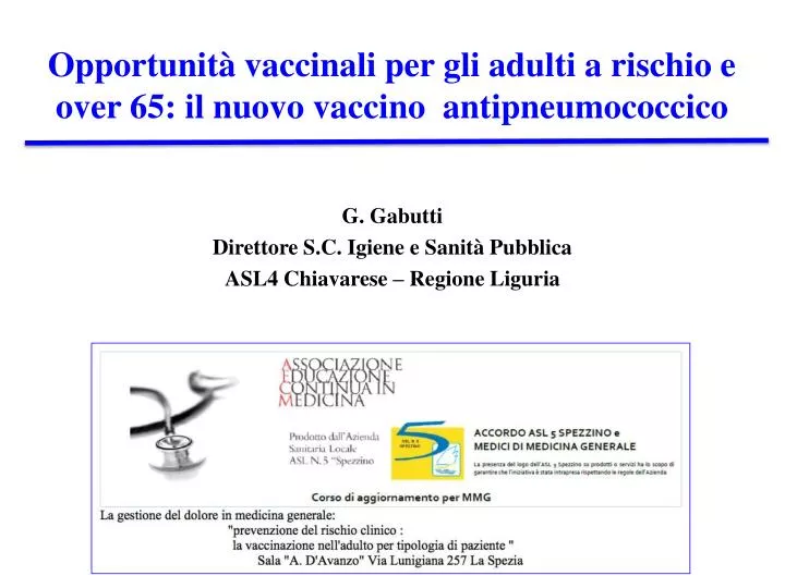 opportunit vaccinali per gli adulti a rischio e over 65 il nuovo vaccino antipneumococcico