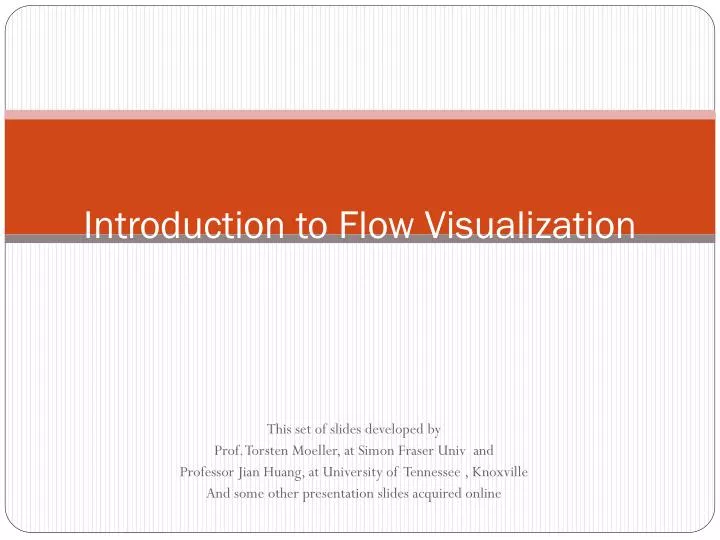 introduction to flow visualization