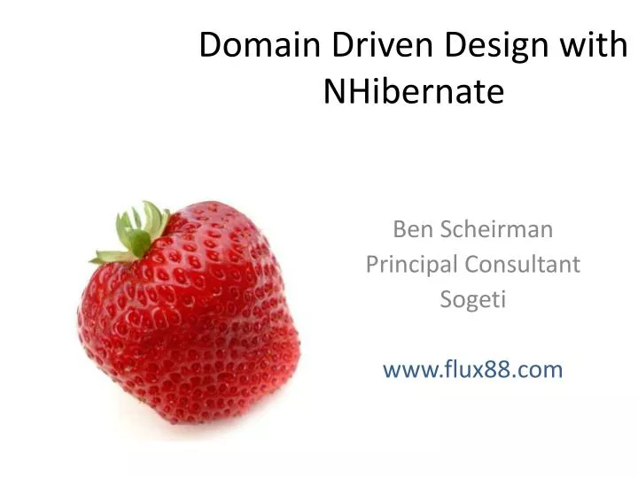 domain driven design with nhibernate