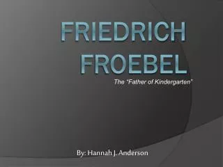 Friedrich FRoebel