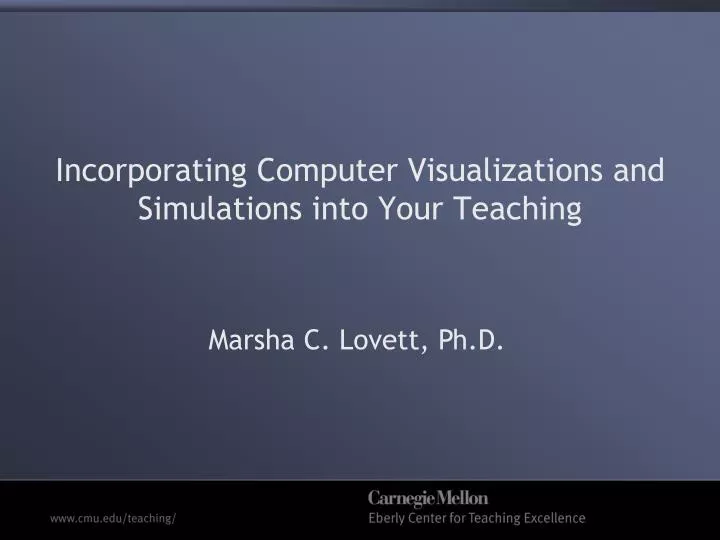 incorporating computer visualizations and simulations into your teaching