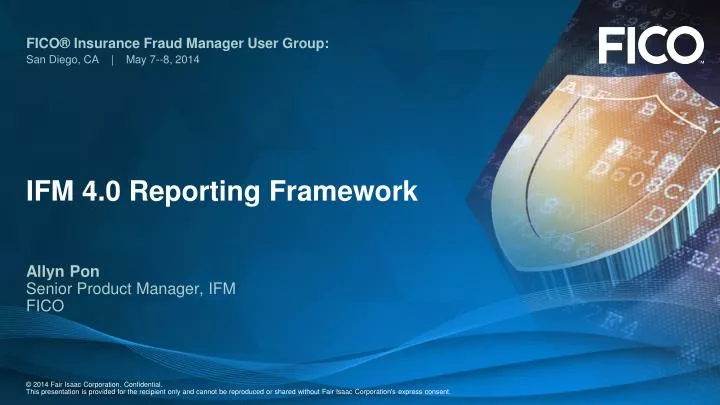 ifm 4 0 reporting framework