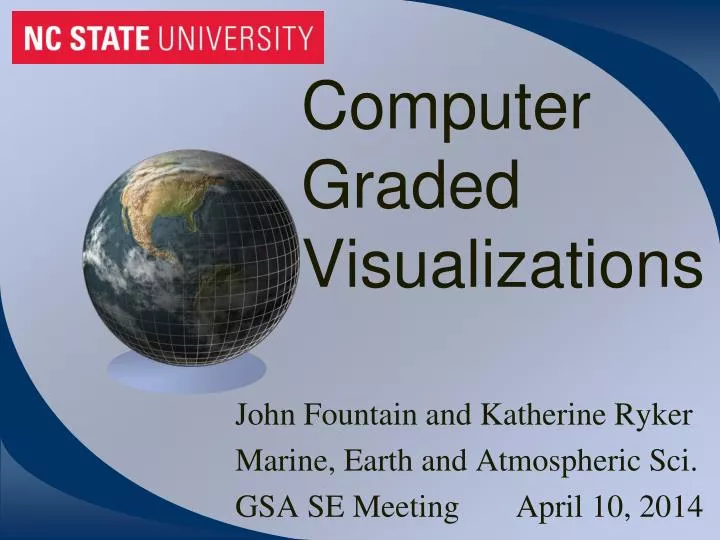 computer graded visualizations