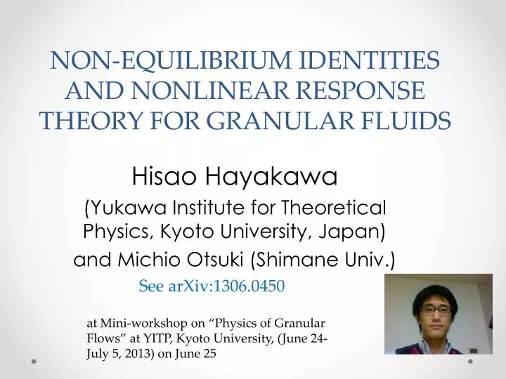 non equilibrium identities and nonlinear response theory for granular fluids