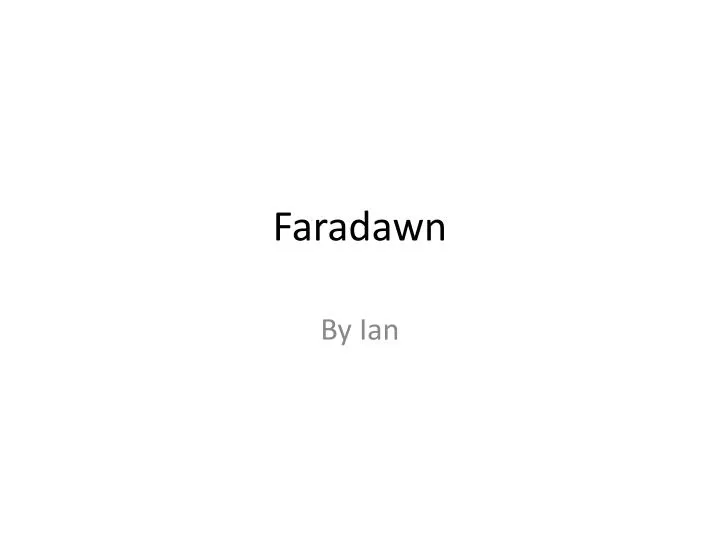 faradawn