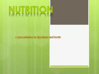 nutrition