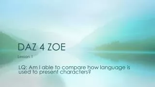 daz 4 zoe