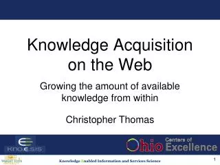 Knowledge Acquisition on the Web