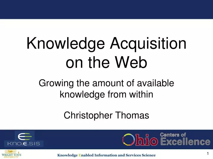 knowledge acquisition on the web