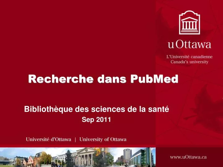 recherche dans pubmed