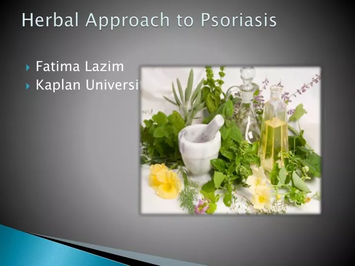 herbal approach to psoriasis