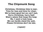 The Chipmunk Song - slide 1
