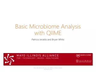 Basic Microbiome Analysis with QIIME