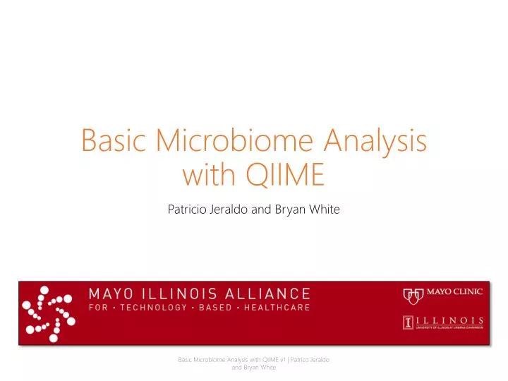 basic microbiome analysis with qiime