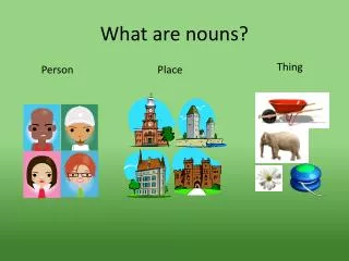 What are nouns?