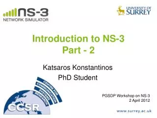 Introduction to NS-3 Part - 2