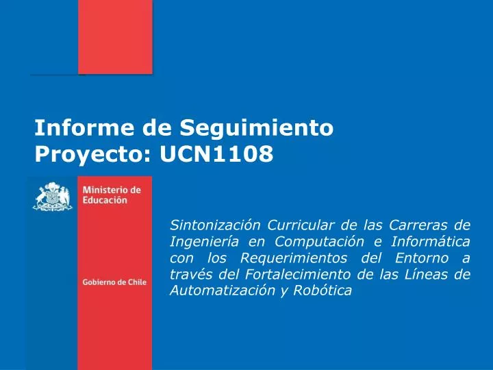 informe de seguimiento proyecto ucn1108