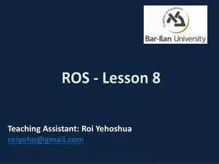 ROS - Lesson 8