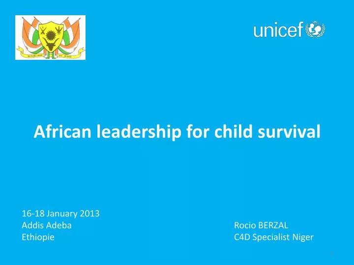 african leadership for child survival