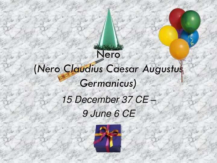 nero nero claudius caesar augustus germanicus