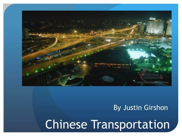 chinese transportation