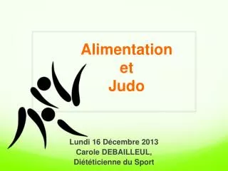 alimentation et judo