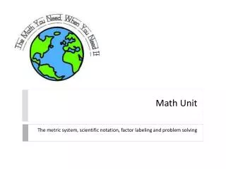 Math Unit