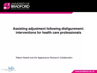Assisting adjustment following disfigurement: interventions for health care professionals