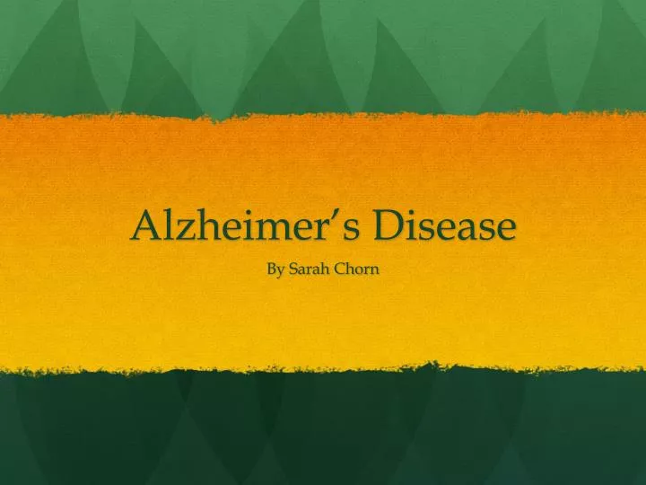 alzheimer s disease