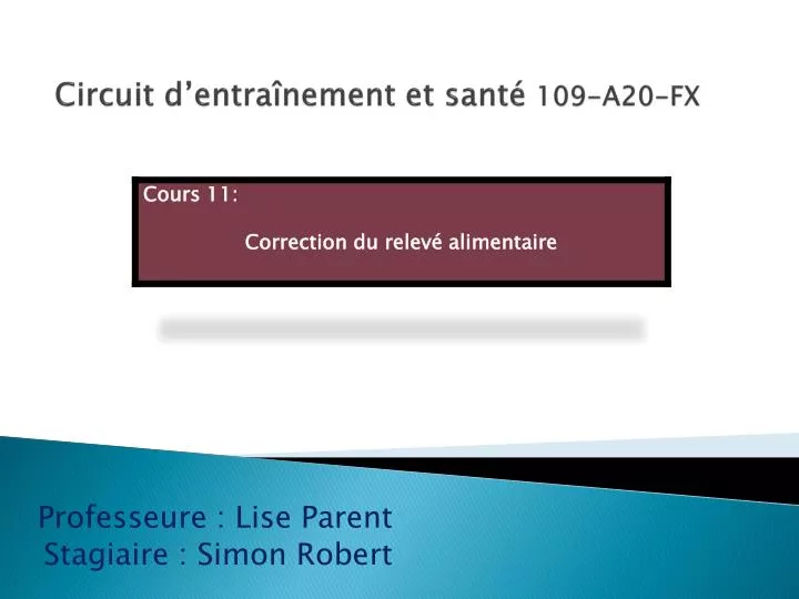 circuit d entra nement et sant 109 a20 fx