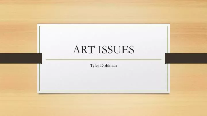 art issues