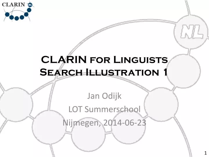 clarin for linguists search illustration 1