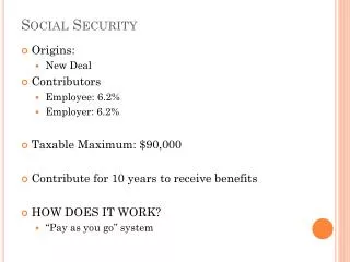 Social Security