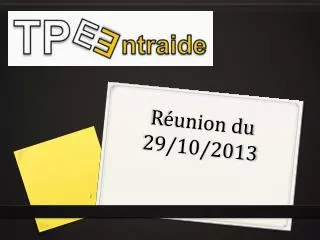 r union du 29 10 2013