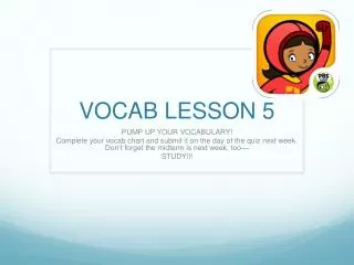 VOCAB LESSON 5
