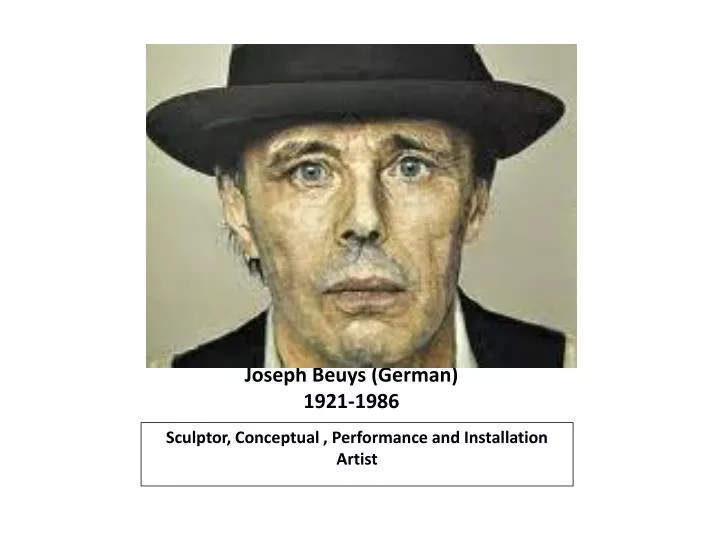 joseph beuys german 1921 1986