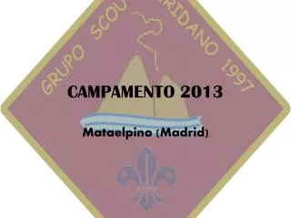 campamento 2013