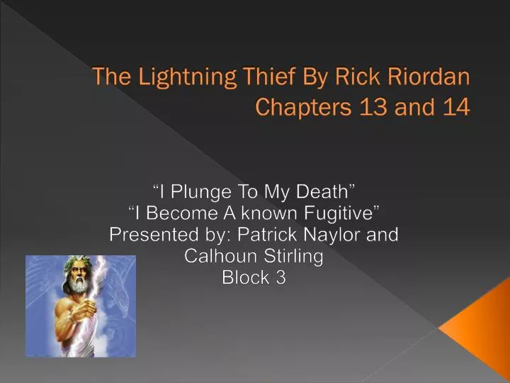 the lightning thief by rick riordan chapters 13 and 14