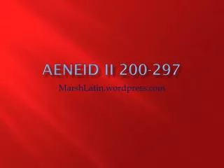 Aeneid II 200-297