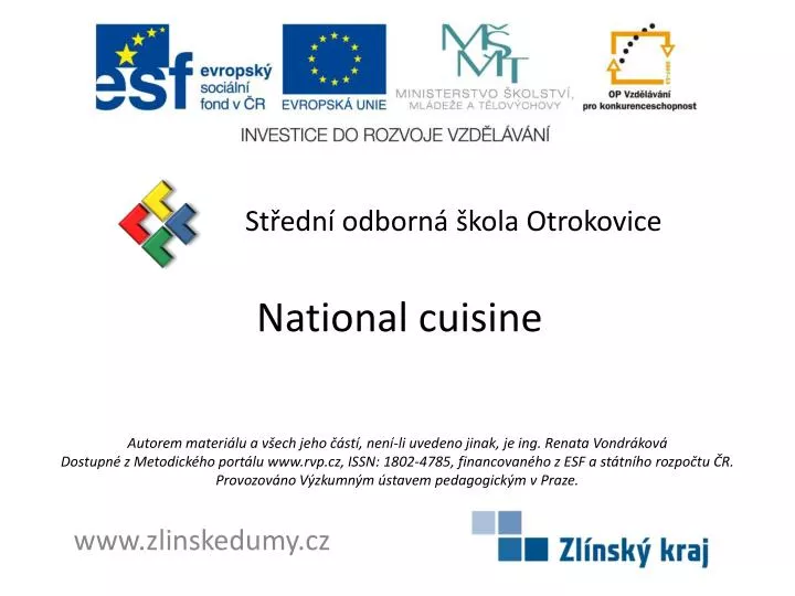 national cuisine