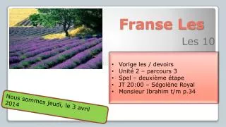 franse les