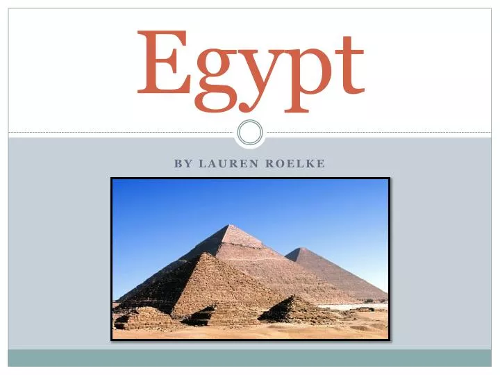 PPT - Egypt PowerPoint Presentation, free download - ID:2278624