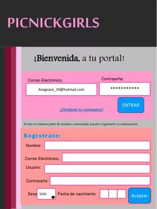 usuario contrase a