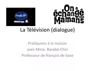 la t l vision dialogue