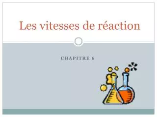 les vitesses de r action
