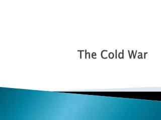 The Cold War