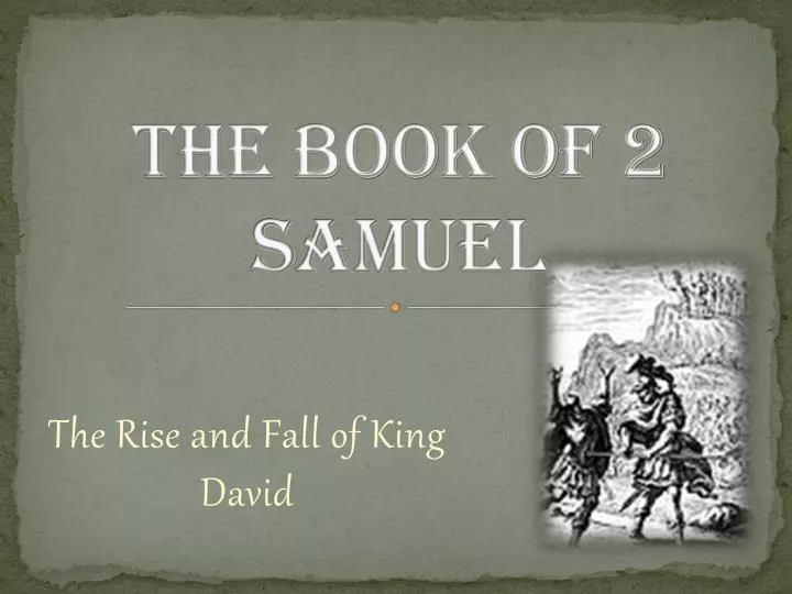 the book of 2 samuel