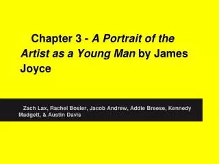 Chapter 3 - A Portrait of the Artist as a Young Man by James Joyce